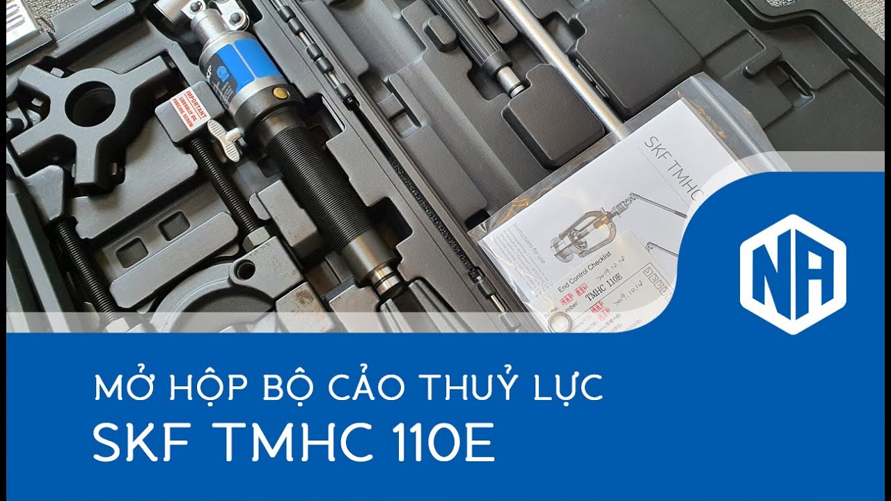 Mở hộp bộ cảo thuỷ lực SKF TMHC 110E - SKF Hydraulic Puller Kit TMHC 110E