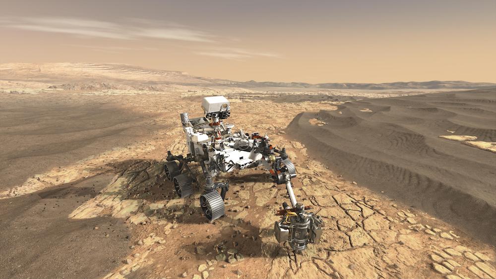 Tàu Mars Rover trên bề mặt sao hoả - Ảnh NASA