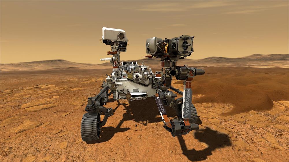 Tàu Mars Rover trên bề mặt sao hoả - Ảnh NASA